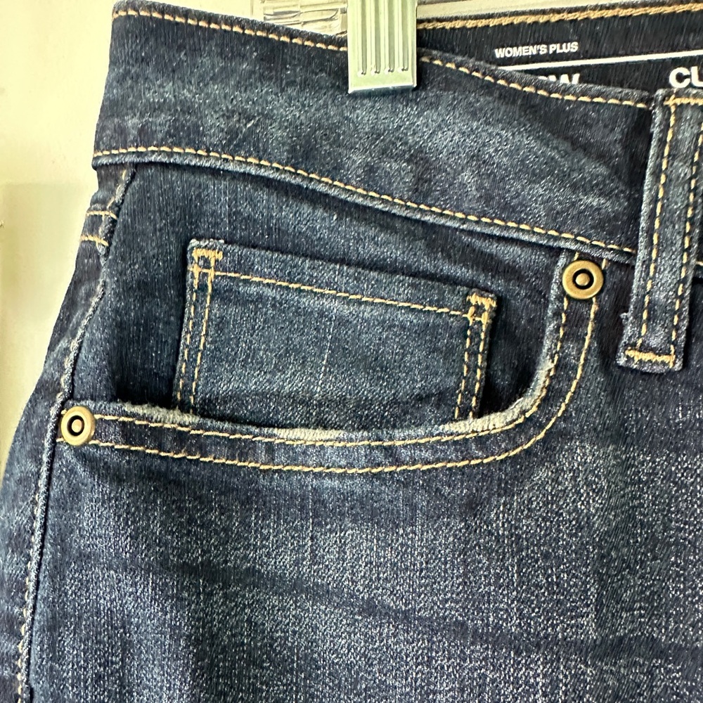 Sonoma‎ Womens Indigo Boot Cut Jeans Dark Wash Faded NWT Everyday - Picture 2 of 8
